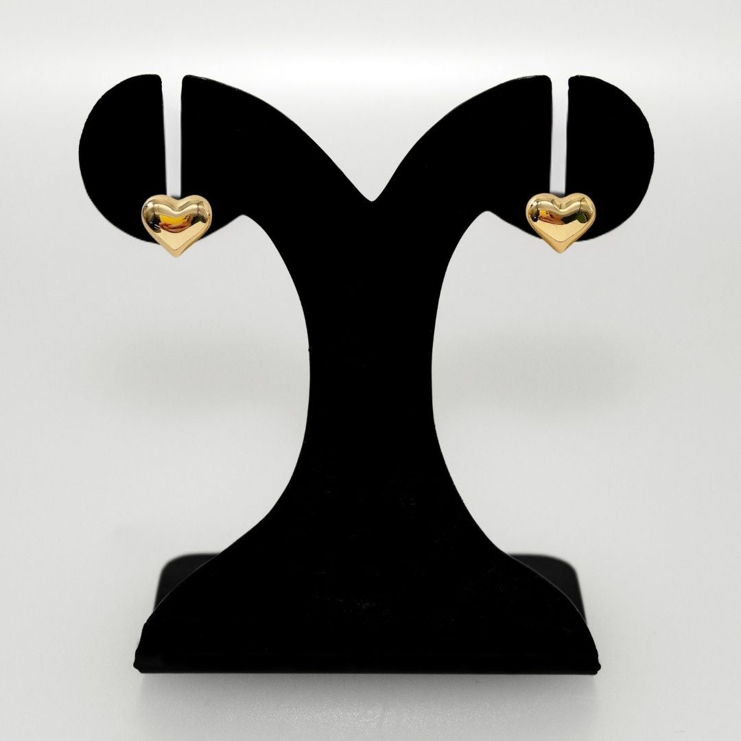 Heart Of Gold Studs Nestasia