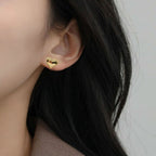 Heart Of Gold Studs Nestasia