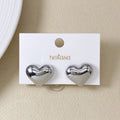 Heart Of Silver Studs Nestasia