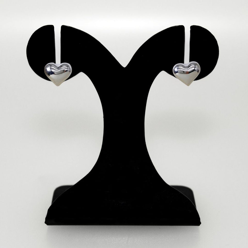Heart Of Silver Studs Nestasia
