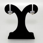 Heart Of Silver Studs Nestasia