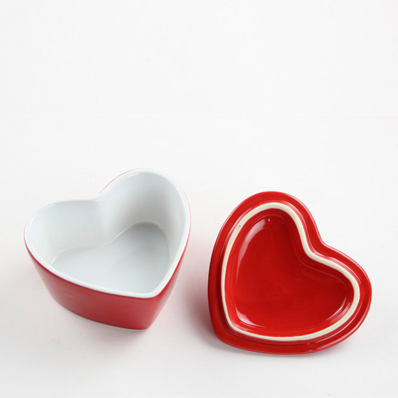 Heart Bowl With Lid Nestasia