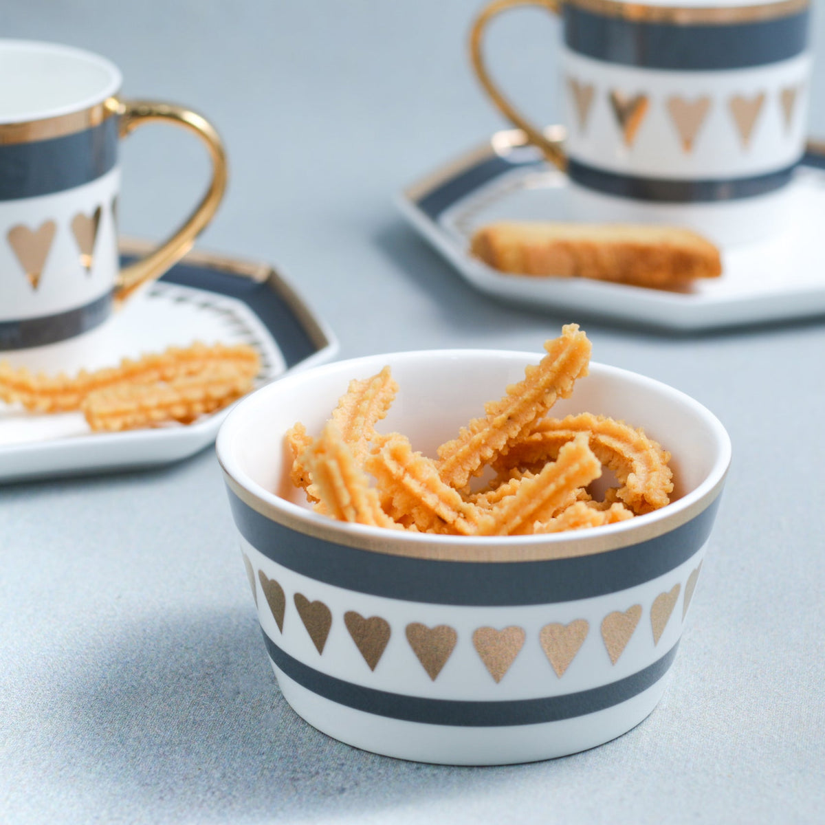 MERRY Heart Snack Bowl 400 ml Nestasia