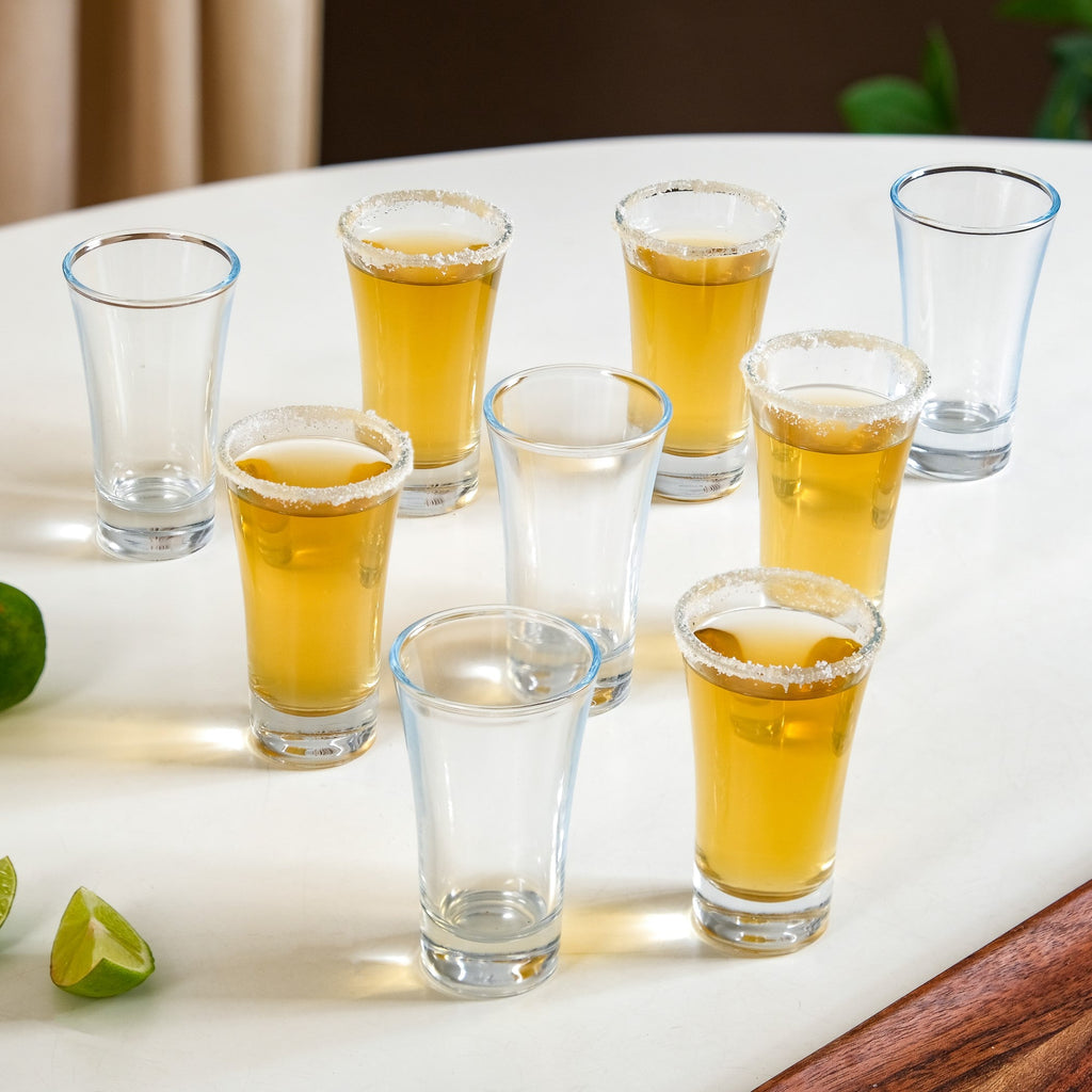 Classic Shot Glasses Set Of 9 55ml Nestasia