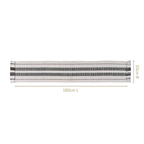 Heritage Loom Fringed Cotton Runner 180x33cm Nestasia