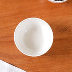 Costola Ceramic Serving Bowl Set Of 4 Off White 650ml Nestasia