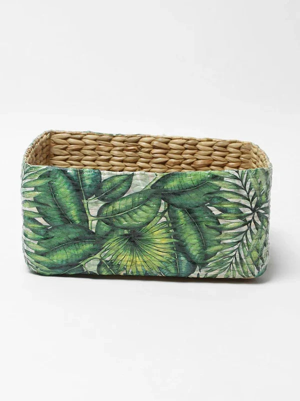 Handwoven Seagrass Organiser Set of 3 for Multipurpose Storage, Decorative Shelf, and Tabletop Use