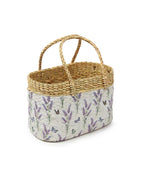 Handcrafted Seagrass Tiffin Basket for Lunch, Travel & Beach Picnics