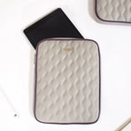 Premium Vegan Leather iPad Cover Grey Nestasia