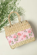 Seagrass Picnic Basket with Lid