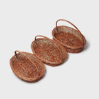 Wicker decorative tray/storage baskets trays/office table paper tray which can be also used as a vegetables tray/ Use this natural Straw/dry grass/Seagrass/Kouna Grass small tray online as gift hamper