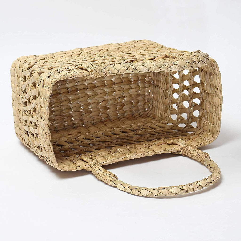 Jali Natural Seagrass Shopping Basket