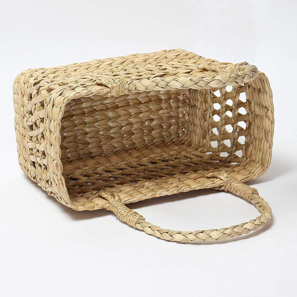 Jali Natural Seagrass Shopping Basket