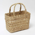 Jali Natural Seagrass Shopping Basket