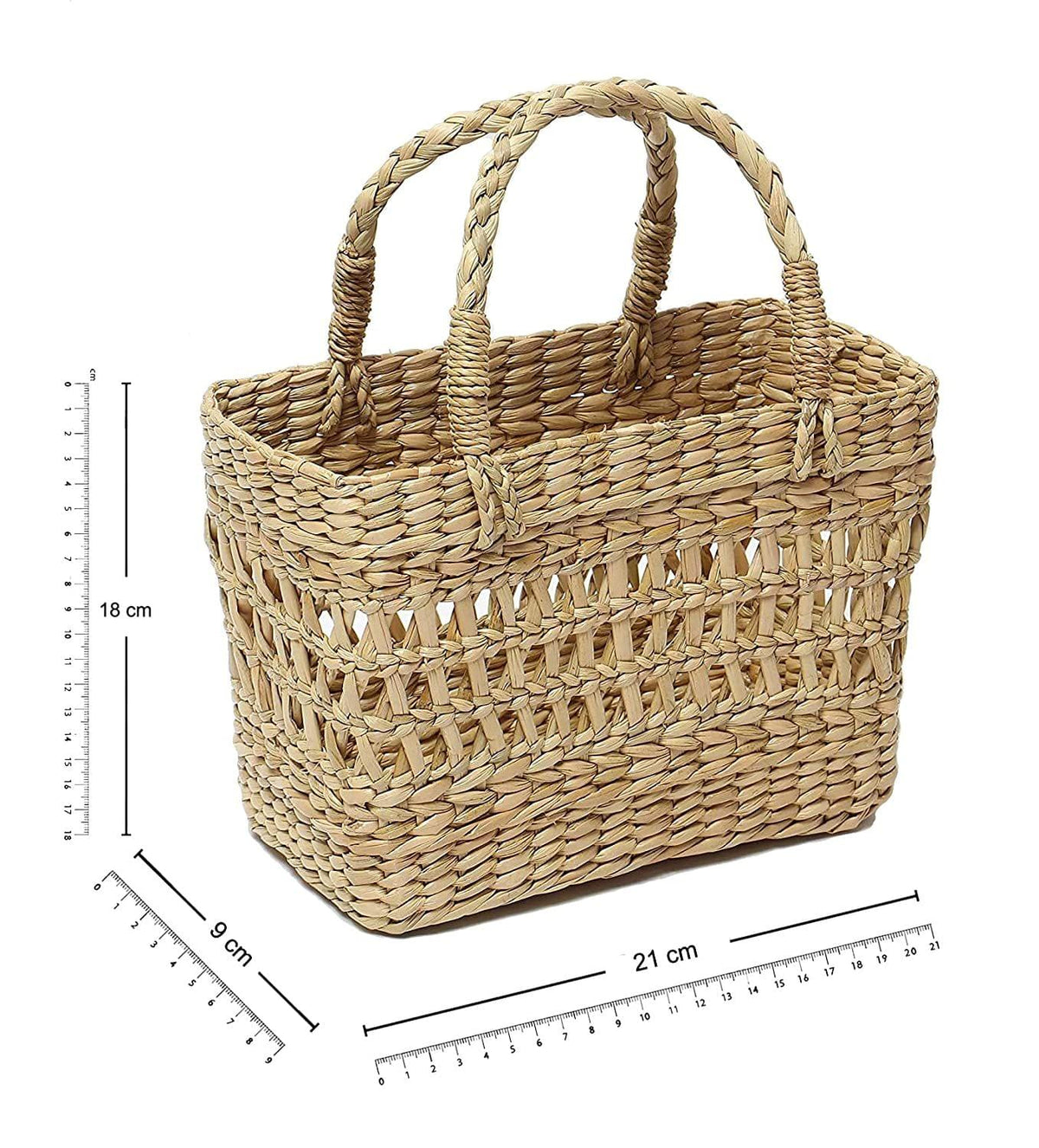 Jali Natural Seagrass Shopping Basket