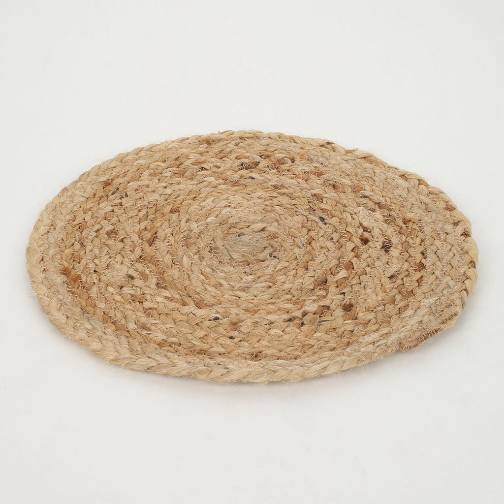 Handwoven Jute Placemat for Stylish Dining Table and Kitchen Decor