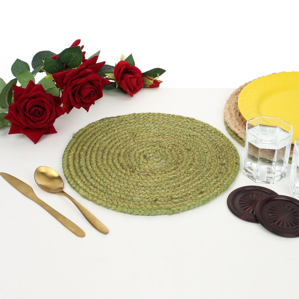 Decorative Jute Table Mat for Dining, Coffee Tables, and Serving Essentials