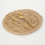 Handwoven Jute Placemat for Stylish Dining Table and Kitchen Decor