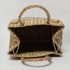 Elegant Seagrass Basket for Outdoor Picnics