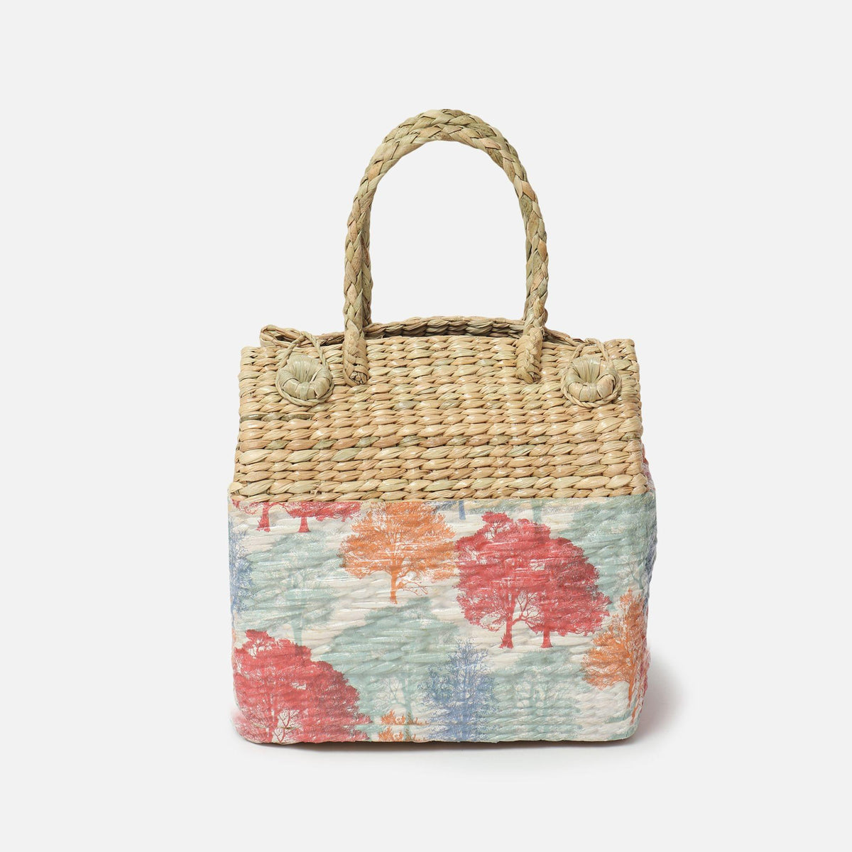 Seagrass Food Carrier Basket for Park Picnics & Weekend Trips