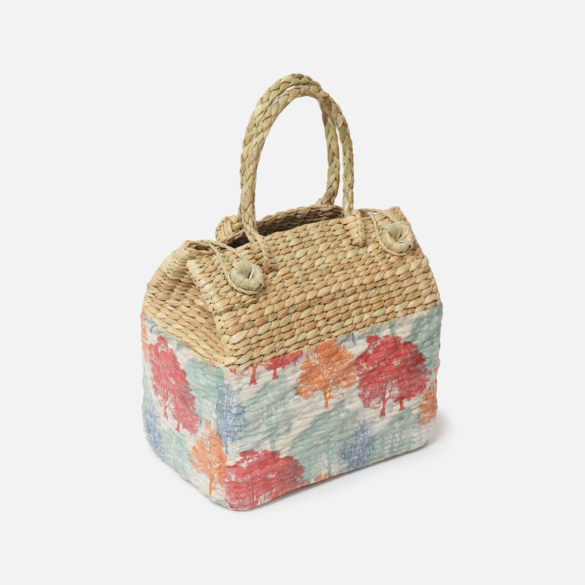 Seagrass Food Carrier Basket for Park Picnics & Weekend Trips