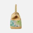 Portable Seagrass Picnic Hamper for Travel, Lunch, and Outdoor Adventures