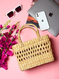 Jali Natural Seagrass Shopping Basket