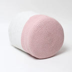 Set of 3 Dual-Use Cotton Basket for Home Decor & Storage