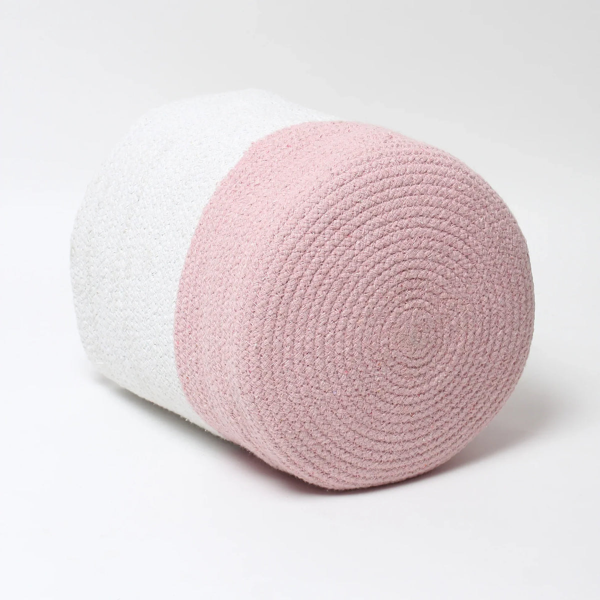 Set of 3 Dual-Use Cotton Basket for Home Decor & Storage