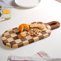 Atelier Serve And Slice Checkered Capsule Cheese Board 47x20cm Nestasia