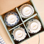 Indie Ceramic Snack Bowl Set Of 4 350ml Nestasia