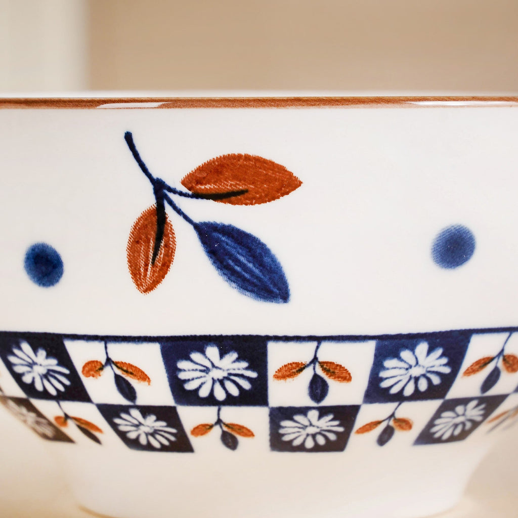 Indie Ceramic Snack Bowl Set Of 4 350ml Nestasia