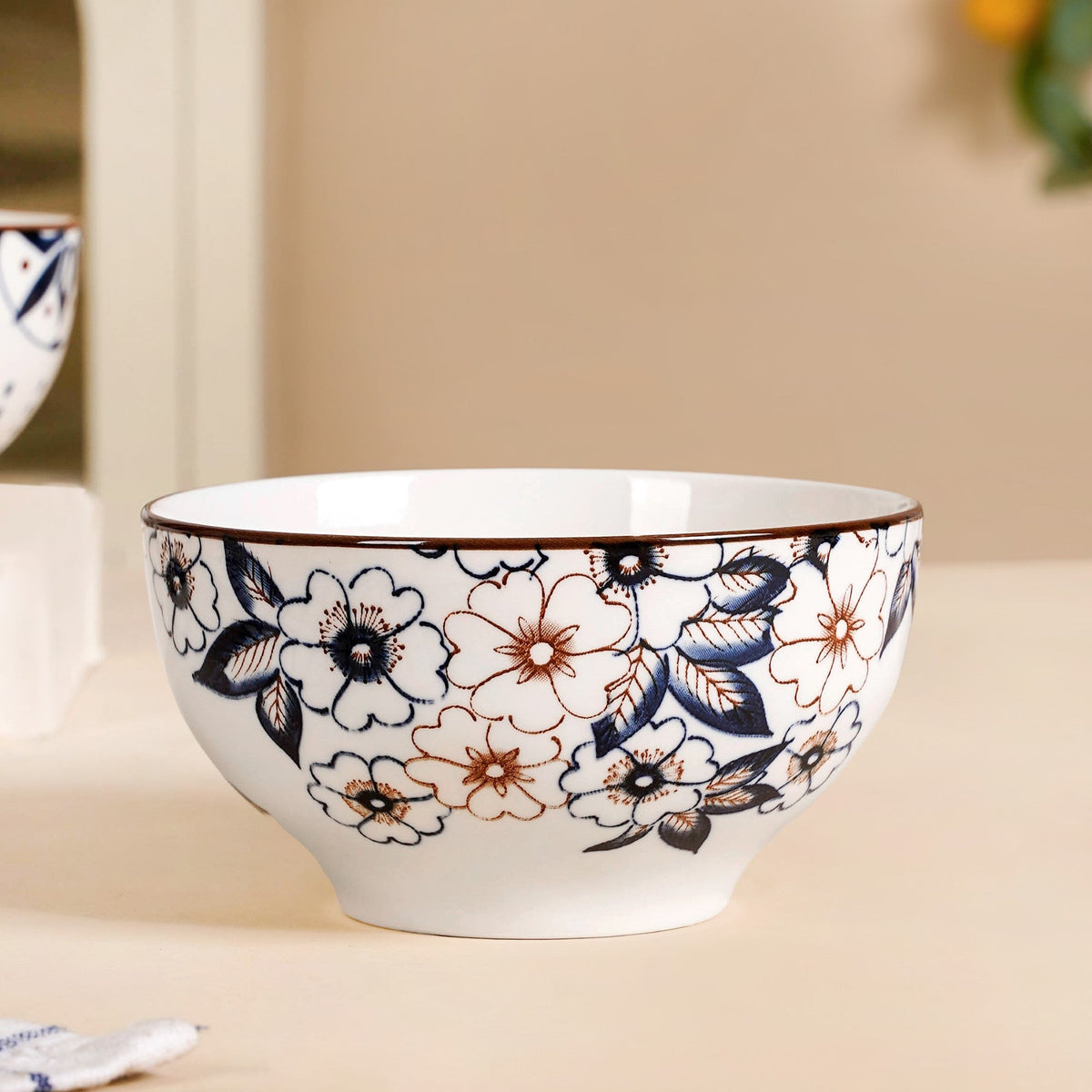 Indie Ceramic Snack Bowl Set Of 4 350ml Nestasia