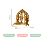 Pure Brass Ram Darbar Brass Statue 10cm Nestasia