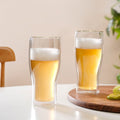 Irish Pint Beer Double Wall Glass Set Of 2 575ml Nestasia