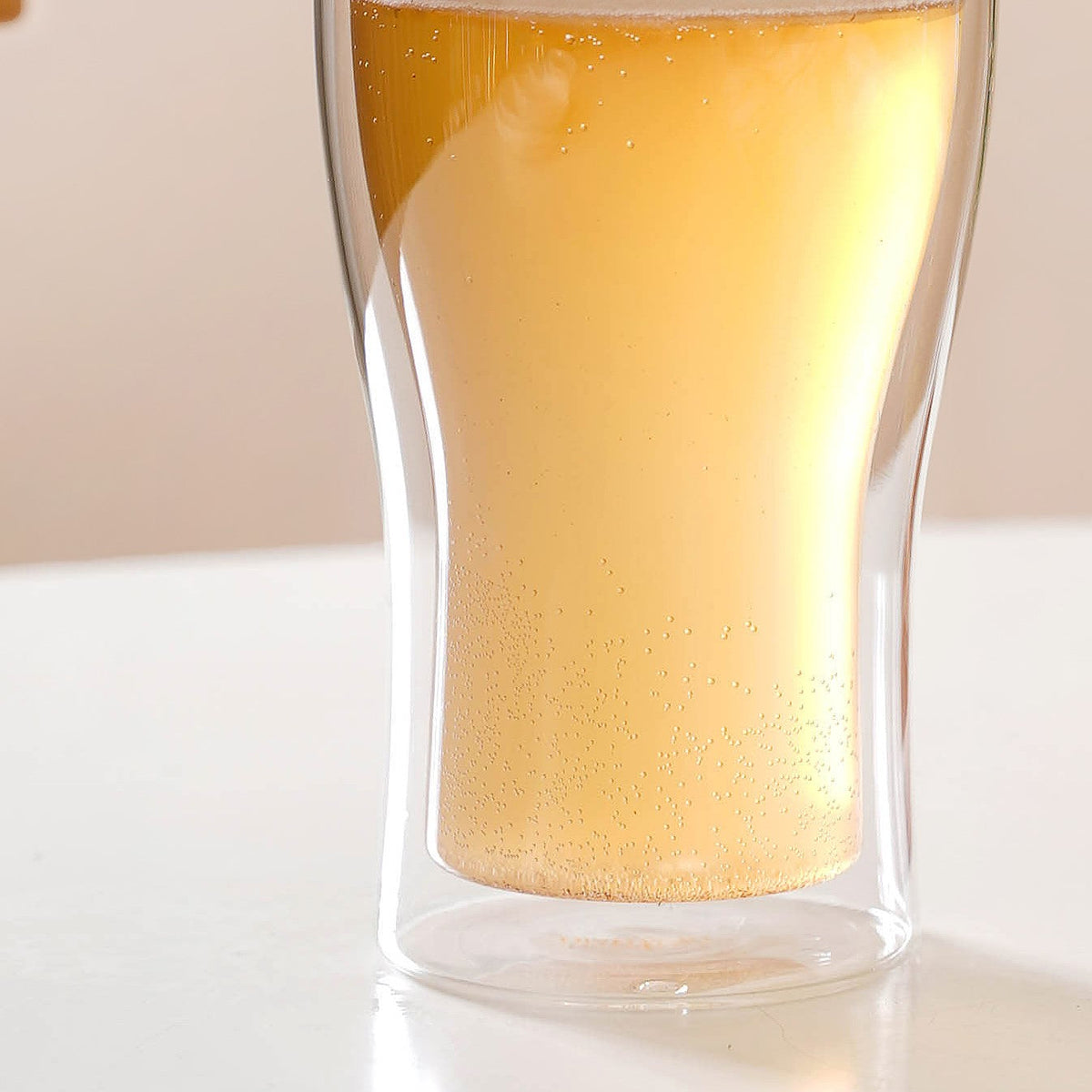 Irish Pint Beer Double Wall Glass Set Of 2 575ml Nestasia