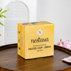Ivory Cream Stackable Cup Set Of 4 280ml Nestasia