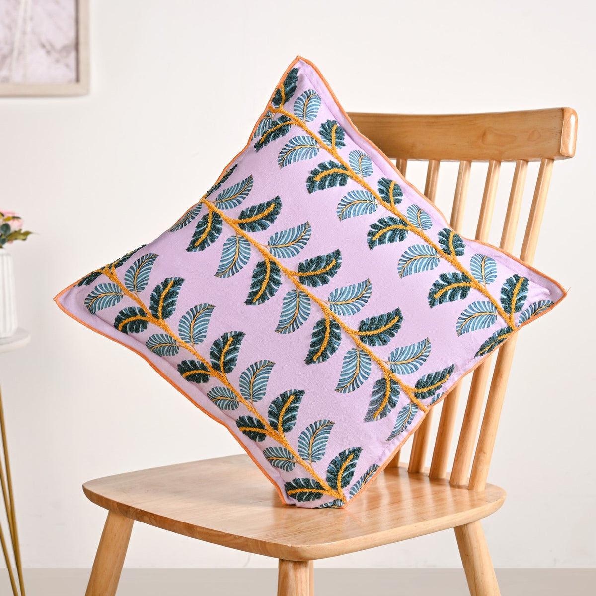 Bloom Era Ivy Cotton Cushion Cover 43x43cm Nestasia