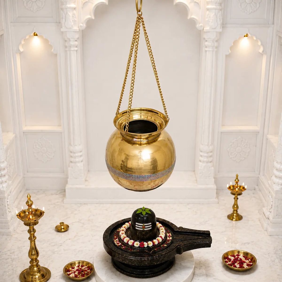Brass Hanging Jal Dhara Vedansh Craft