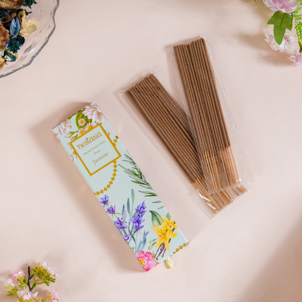 Jasmine Scented Incense Sticks Pack Of 50 Nestasia