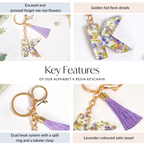 Alphabet Initial Letter K Keychain Nestasia