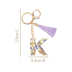 Alphabet Initial Letter K Keychain Nestasia