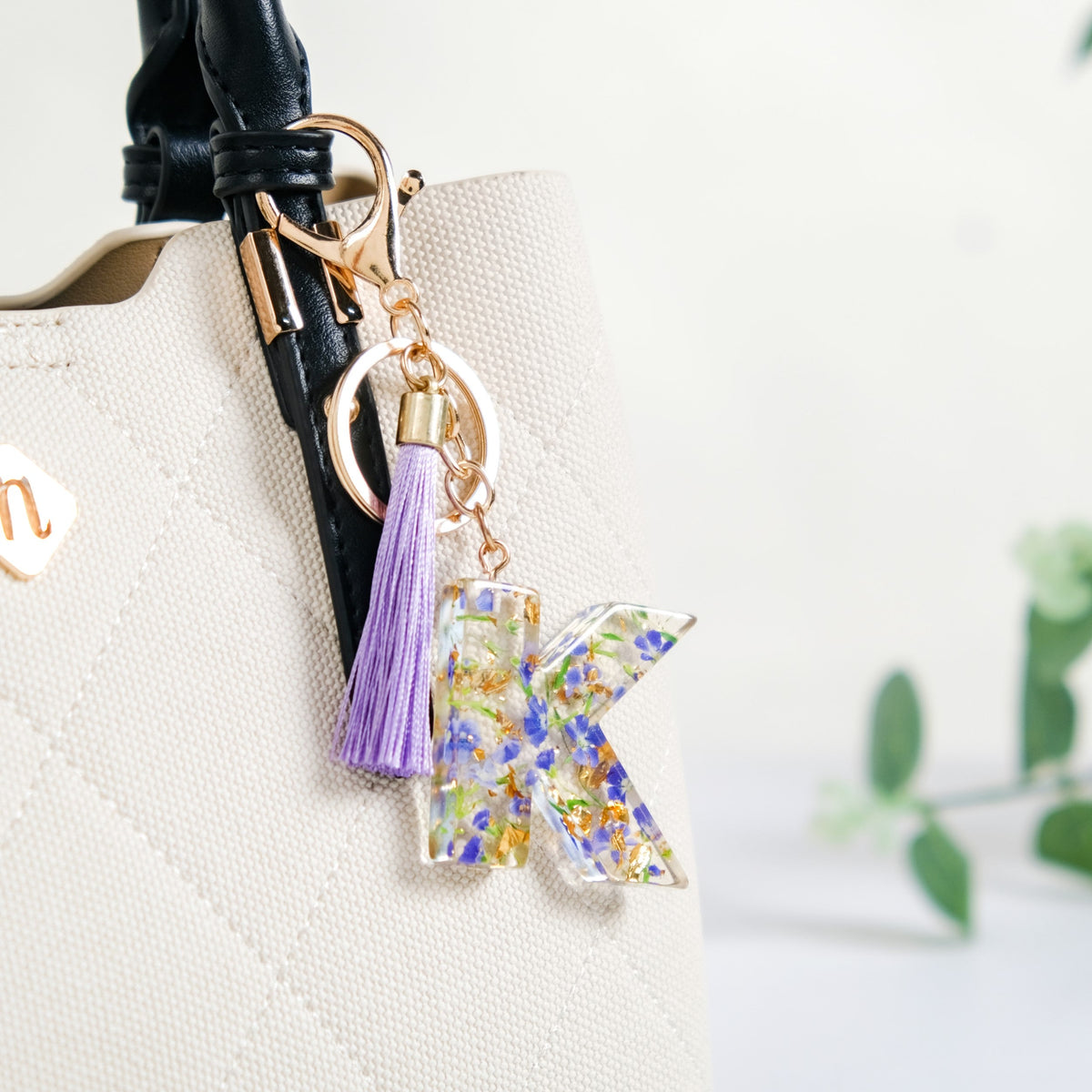 Alphabet Initial Letter K Keychain Nestasia