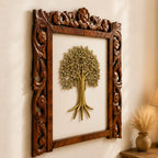 Brass Kalpvriksha Wall Hanging  (13.5 Inch) Vedansh Craft