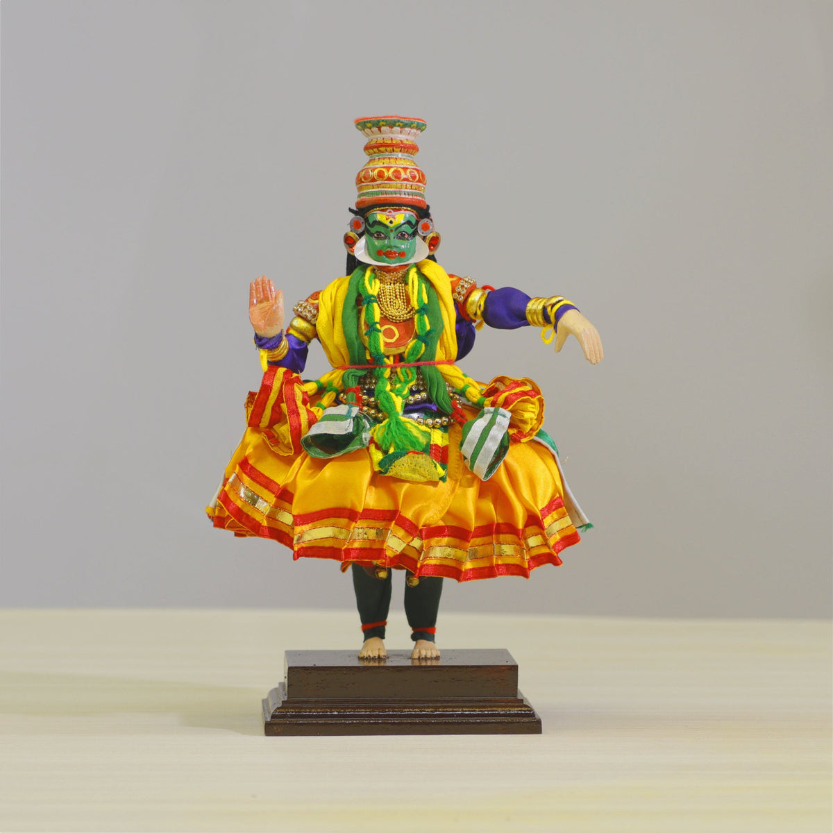 Kathakali Figurine (Krishna) | Kerala Handicraft Doll 20 Inch Kafalo