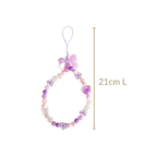 Lavender Blush Phone Charm Strap Nestasia