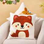 Savanna Stories Embroidered Cushion Cover Set Of 2 40x40cm Nestasia