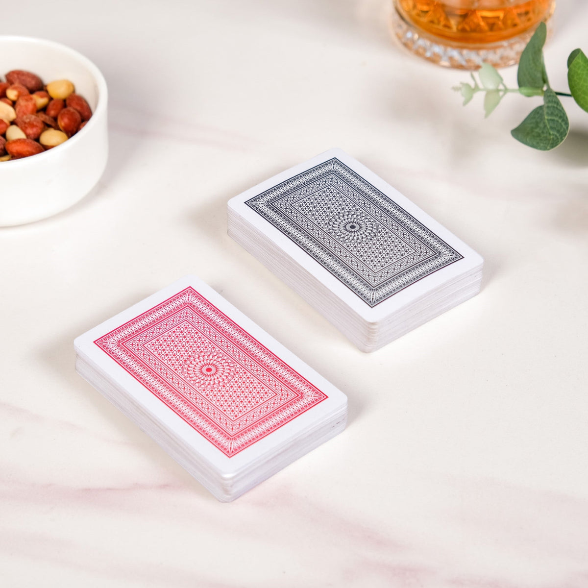 King And Queen Card Holder Set Of 2 With Playing Cards Nestasia