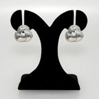 Knot Of Strength Stud Earrings Silver Nestasia