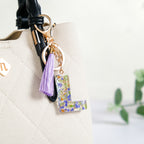 Lavender L Keychain With Dual Hooks Nestasia